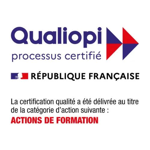 Logo Qualiopi - certification qualité au titre des actions de formation